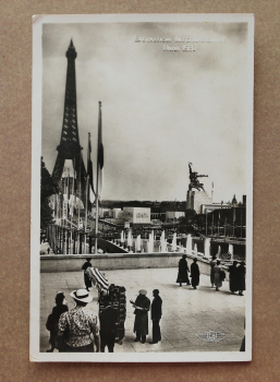 Ansichtskarte AK Paris 1937 Exposition International Weltausstellung Eifelturm Russischer Pavillon Architektur Ortsansicht Frankreich France 75 Paris